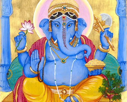 Blue Ganesha