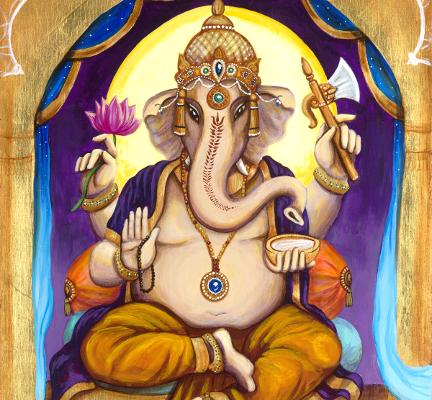 Ganesha at twilight