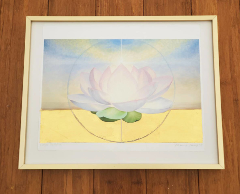lotus_print_framed