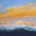 Mount Shasta southwestern face at sunset, original landscape painting