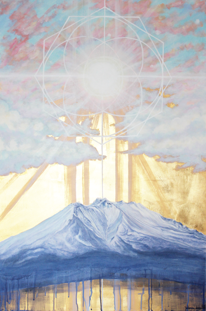 Painting Heart of the Mountain by artist Yohanna Jessup