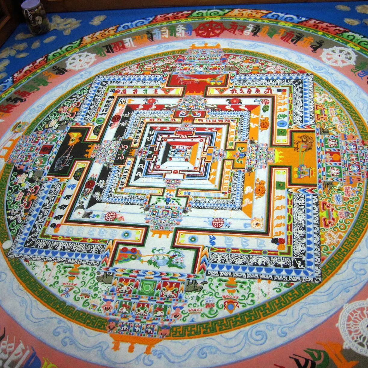 A Kalachakra Sand mandala